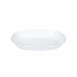 TUUT SALADEIRA OVAL MELAM BCO 25CM CX/48
