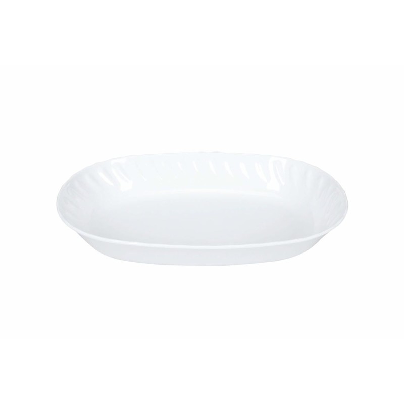 TUUT SALADEIRA OVAL MELAM BCO 25CM CX/48
