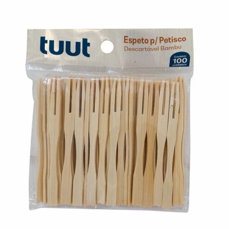 TUUT ESPETO PETISCO BAMBU 100PCS CX/120