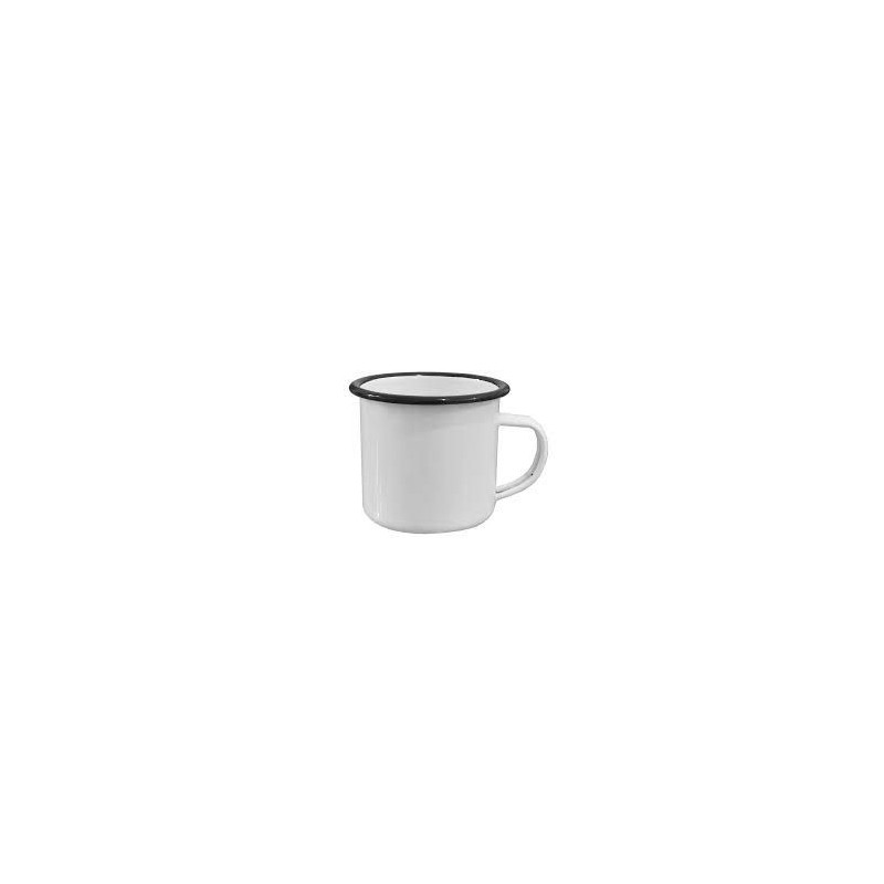 TUUT CANECA ESMALTADA BRANCA 6CM CX/240