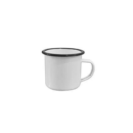 TUUT CANECA ESMALTADA BRANCA 6CM CX/240