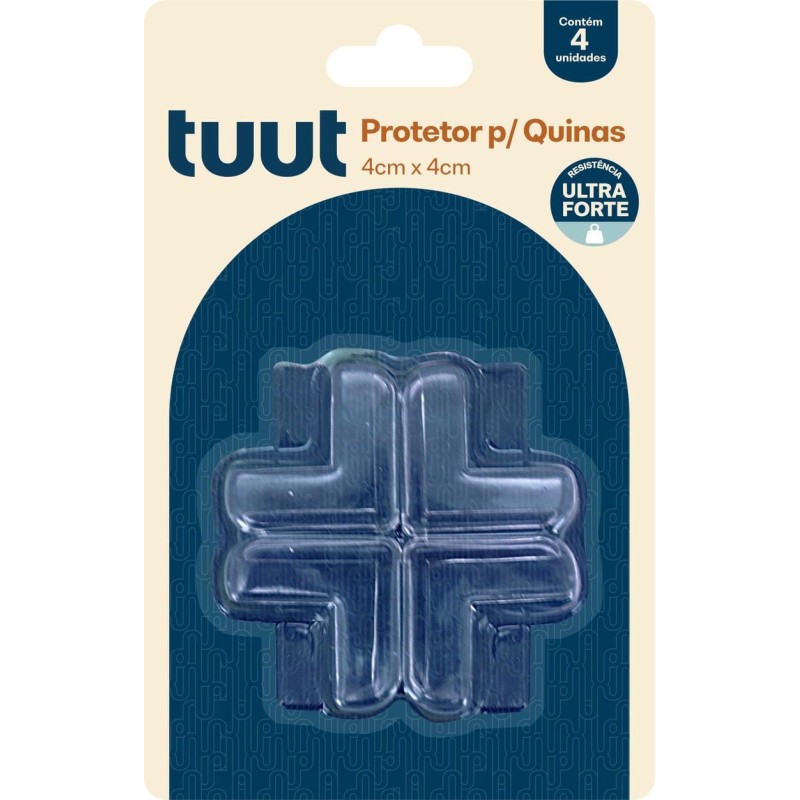 TUUT PROTETOR QUINA P/ MESA PVC CX/144