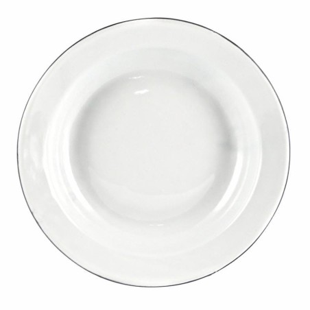 TUUT PRATO ESMALTADO BRANCO 22CM CX/192