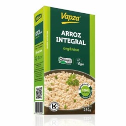 VAPZA ARROZ INTEGRAL ORGANICO 250G CX/18