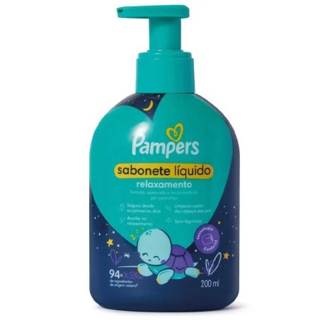 PAMPERS SAB LIQ RELAXAMENTO 200ML CX/6