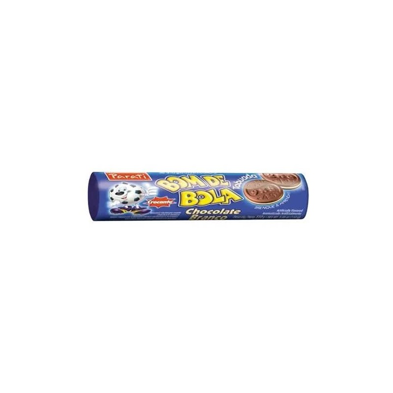 BISC.RECH.BOM BOLA CHOC.BCO 101G CX/30