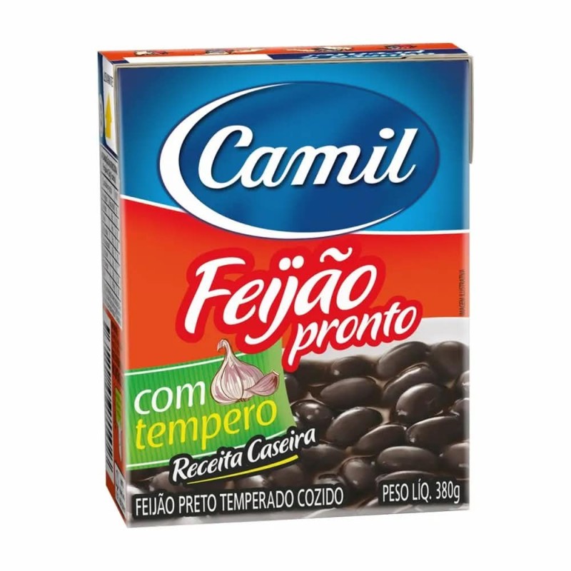 CAMIL FEIJAO PRETO PRONTO 380 GR CX/18