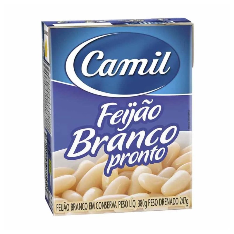 CAMIL FEIJAO BRANCO PRONTO 380 GR CX/18