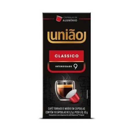 CAFE UNIAO CAPSULA CLASSICO 10X52G CX10