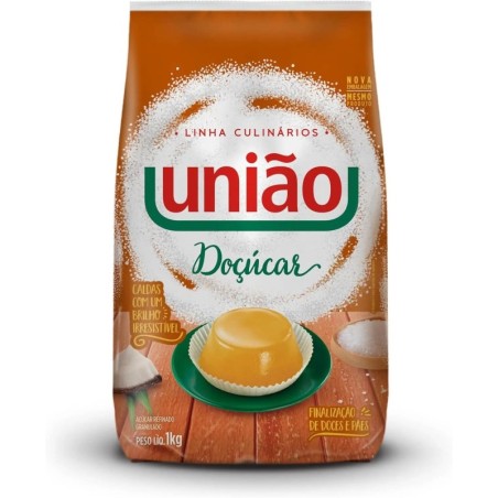UNIAO DOCUCAR REFIN. GRANULADO 1KG CX/10