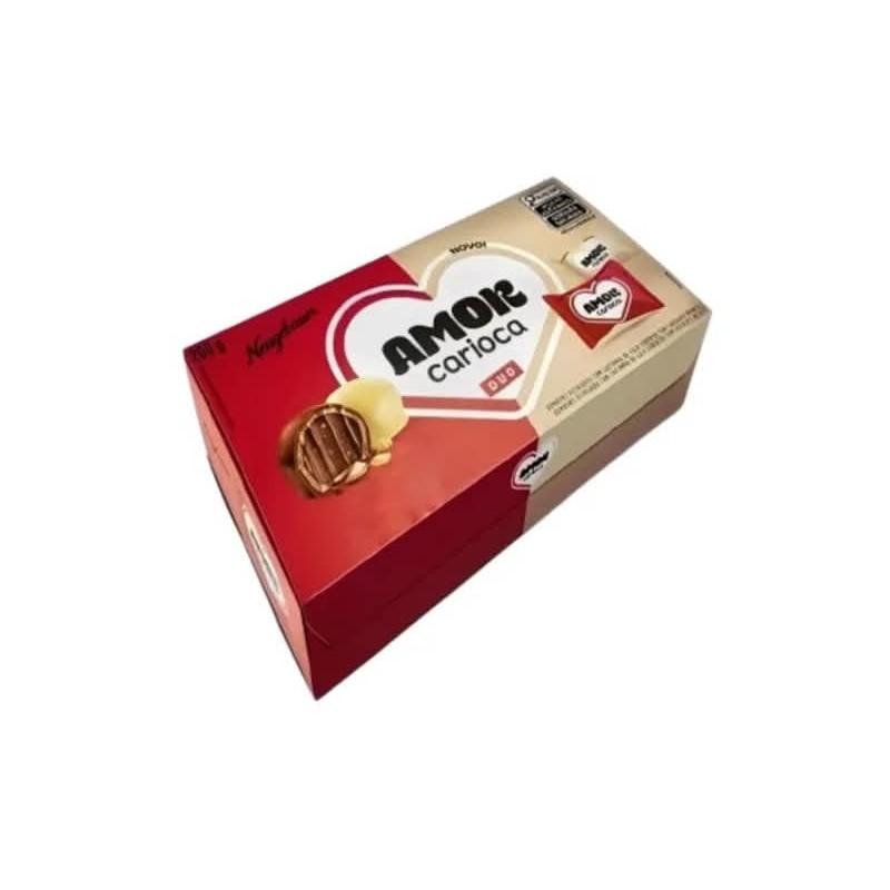 CAIXA BOMBOM AMOR CARIOCA DUO 200GR CX30
