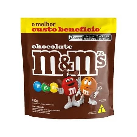 M&M'S CHOCOLATE AO LEITE 850G CX/4