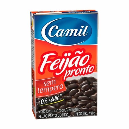 CAMIL FEIJAO PRETO S/ TEMPERO 490G CX/18