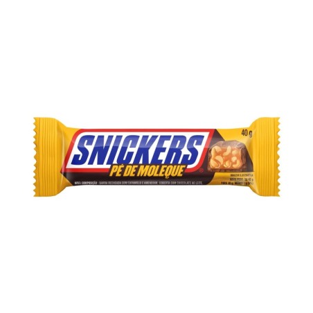 SNICKERS PE DE MOLEQUE DP20X40G CX/12