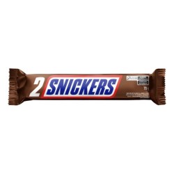 SNICKERS 2 BARRAS DP18 X 70G CX/6