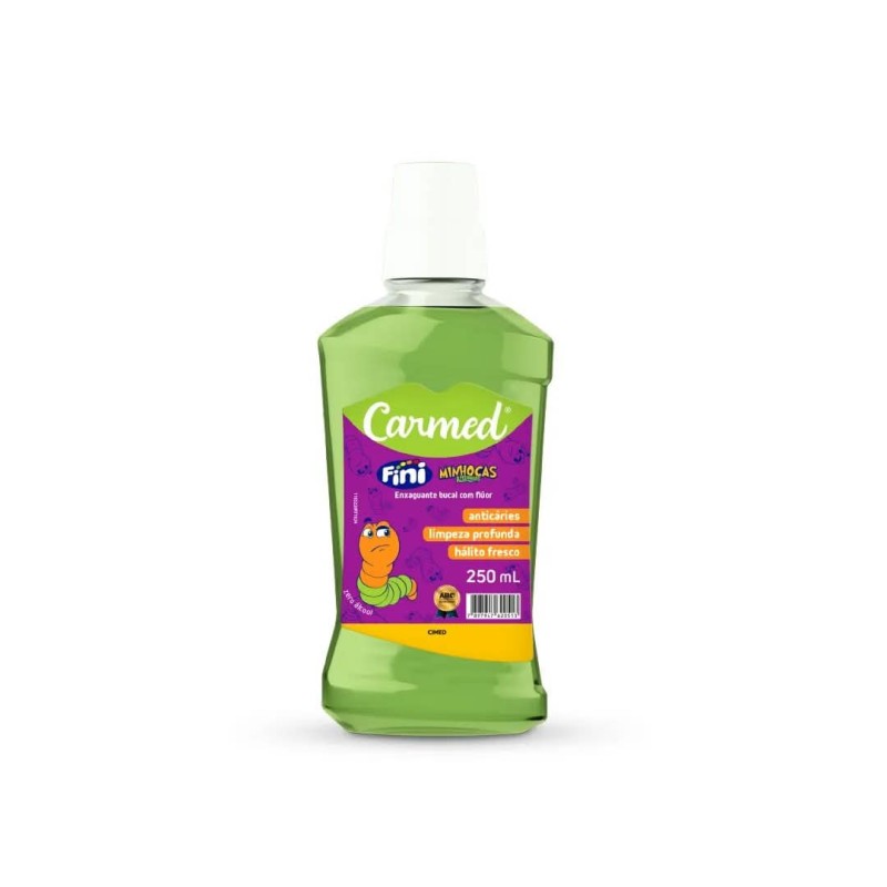 CARMED ENXAGUA BUCAL MINHOCA 250ML CX/12