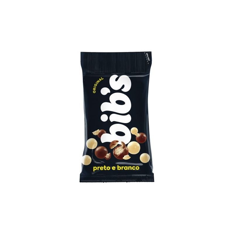 BIB´S PRETO E BRANCO DP18X40GR CX/4