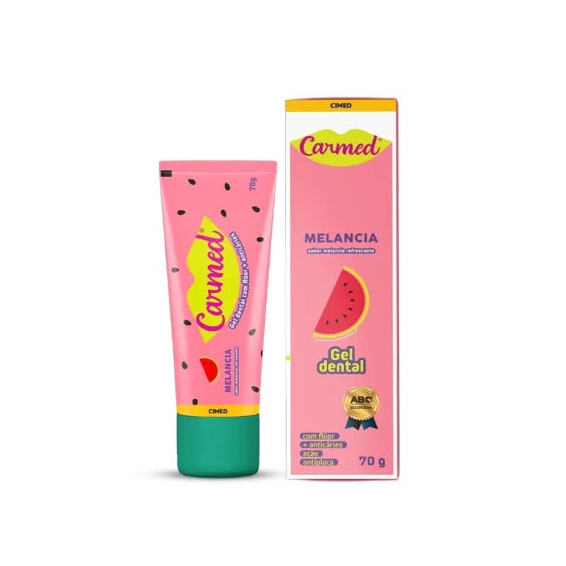 CARMED GEL DENTAL C/FLU MELANC 70G CX/72