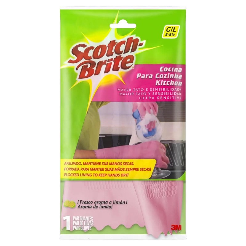 SCOTCH-BRITE LUVA COZINHA P CONJ/1 CX24