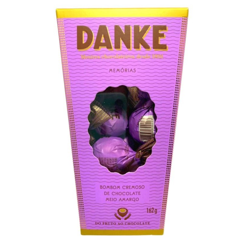 DANKE BOMBOM CHOCOLATE 70% 162GR CX/6