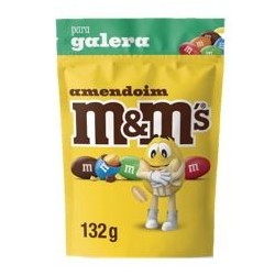 M&M'S AMENDOIM  POUCH 132G CX/24