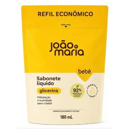 JOAO E MARIA SAB REF GLICERI 180ML CX/12