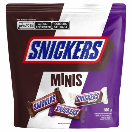 SNICKERS MINI VARIEDADES 180GR CX/24