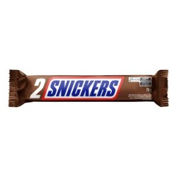 SNICKERS 2 BARRAS DP18 X 70G CX/6