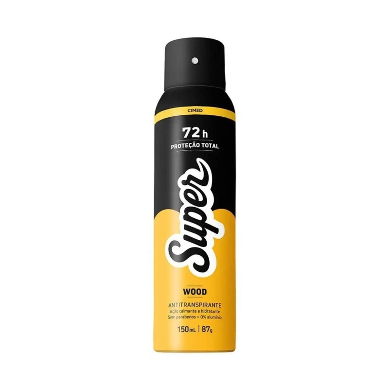 SUPER DESODORANTE WOOD 150ML CX/12