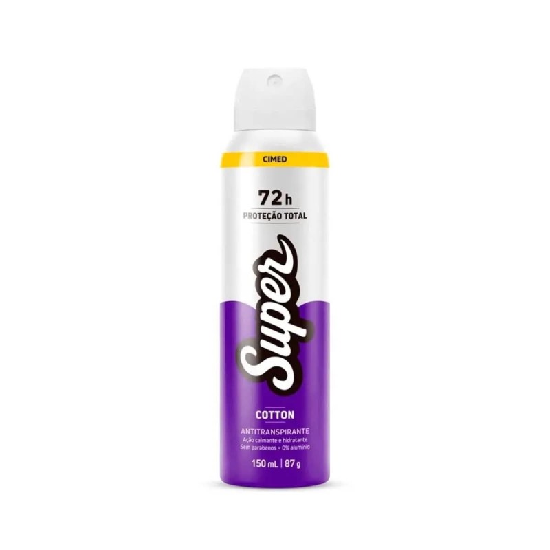 SUPER DESODORANTE COTTON 150ML CX/12