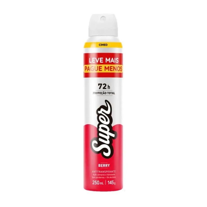 SUPER DESODORANTE BERRY 250ML CX/12