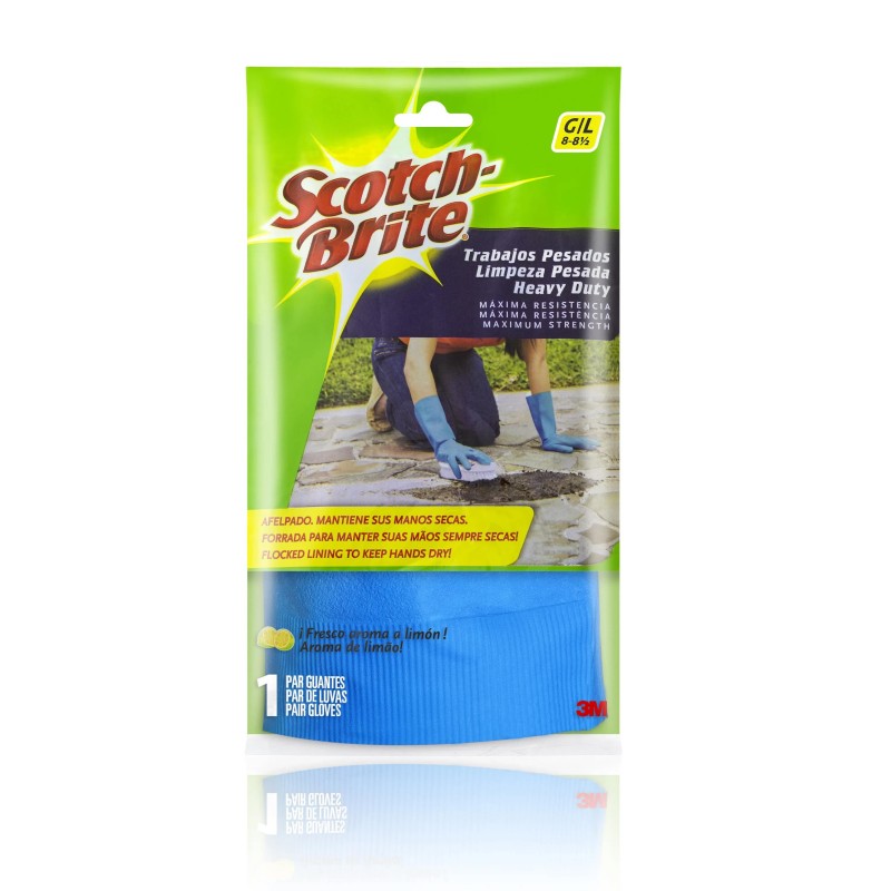 SCOTCH-BRITE LUVA L.PESADA G CONJ/1 CX24