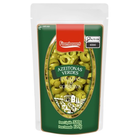 FLAMB AZEITONA VD FAT SACHE 120GR CX/24