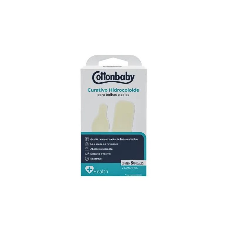 COTTON CURATIVO HIDROCOLOIDE 8UN CX/36