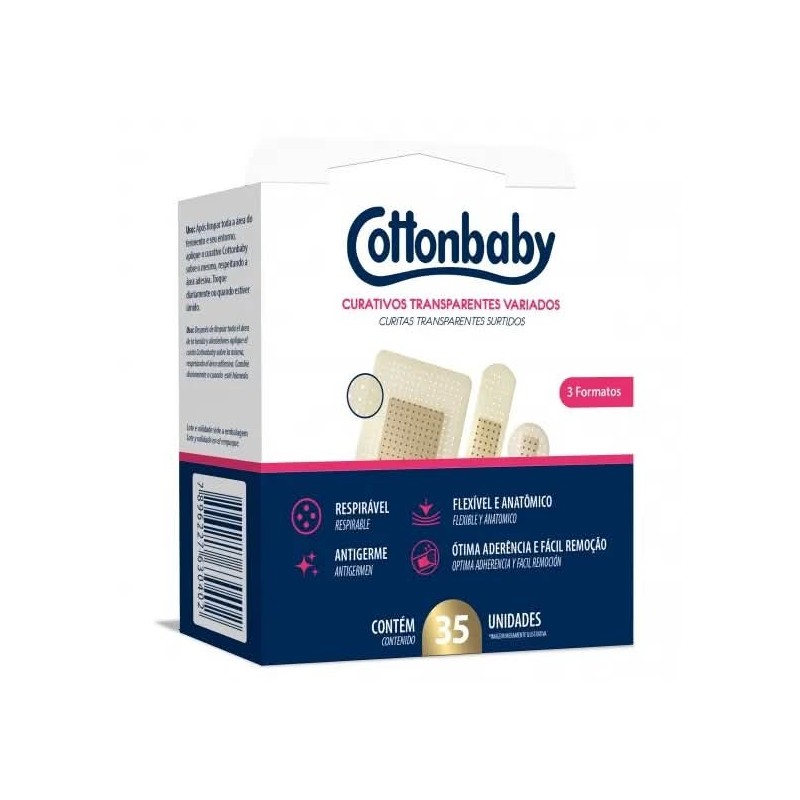 COTTON CURATIVO VARIADOS TP 35UN CX/24