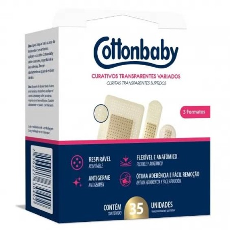 COTTON CURATIVO VARIADOS TP 35UN CX/24