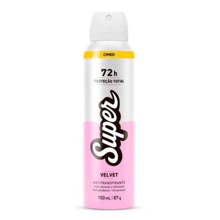SUPER DESODORANTE VELVET 150ML CX/12