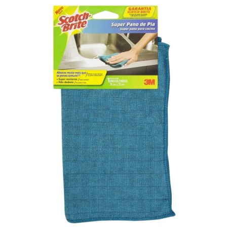 SCOTCH-BRITE SUP PANO DE PIA AZ CX30