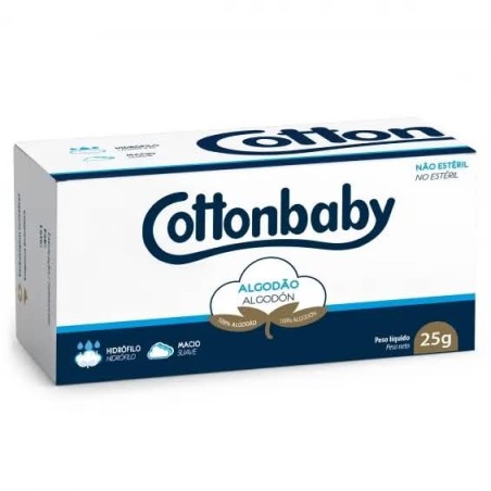 COTTON ALGODAO ROLO BCO 25GR CX/80