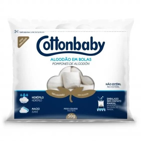 COTTON ALGODAO BOLA BCO 50GR CX/72