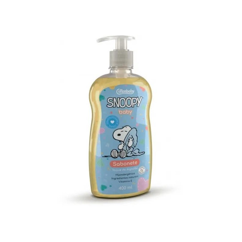 SNOOPY SAB LIQ ALGODAO 400ML CX/10