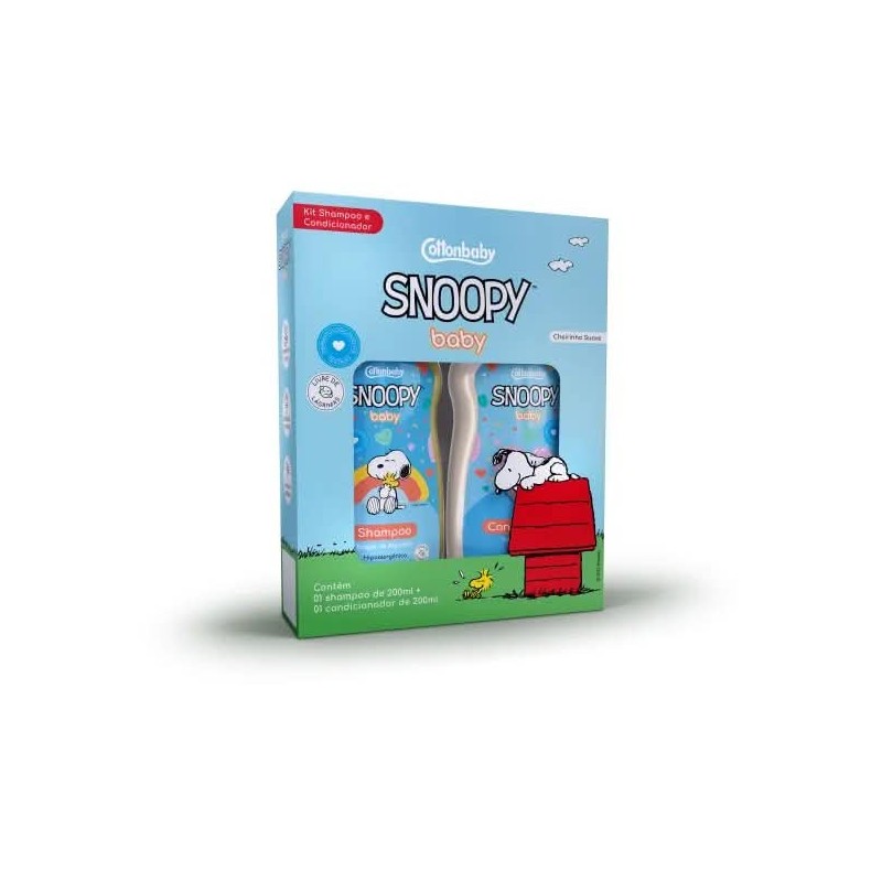 SNOOPY KIT SHAMP/COND ALGOD 2X200ML CX/6
