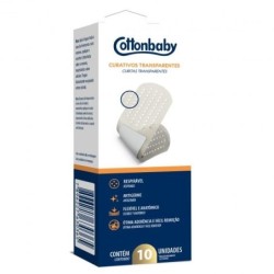 COTTON CURATIVO TRANSPARENTE 10UN CX/36