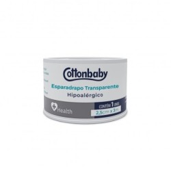 COTTON ESPARADRAPO TP 2,5CMX3M CX/48