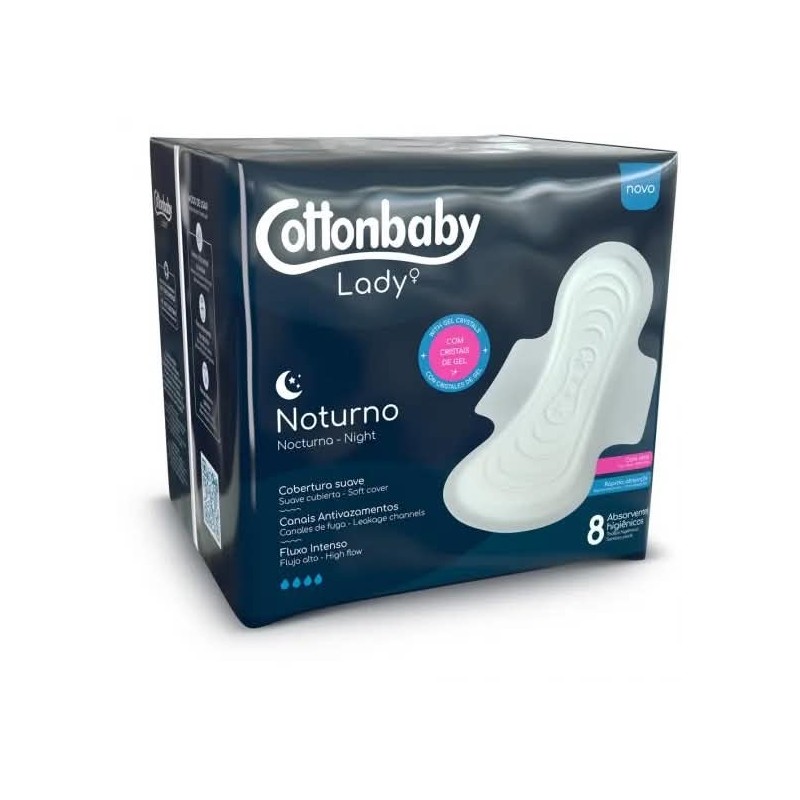 LADY ABSORVENTE NOTURN C/ABA 8UN CX/48
