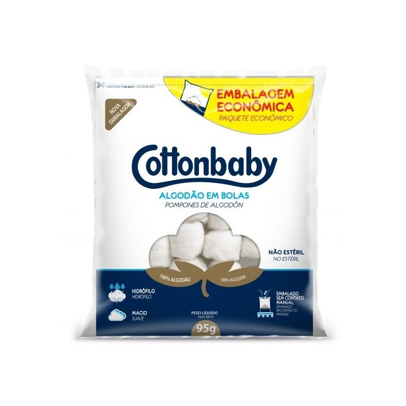COTTON ALGODAO BOLA BCO 95GR CX/48