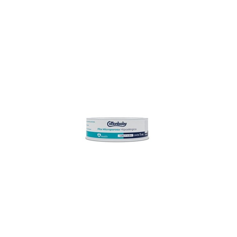 COTTON FITA POROSA BCO 1,2CMX3M CX/72