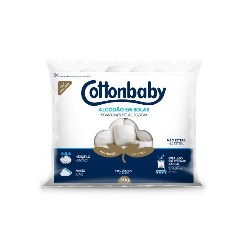 COTTON ALGODAO BOLA BCO 50GR CX/72