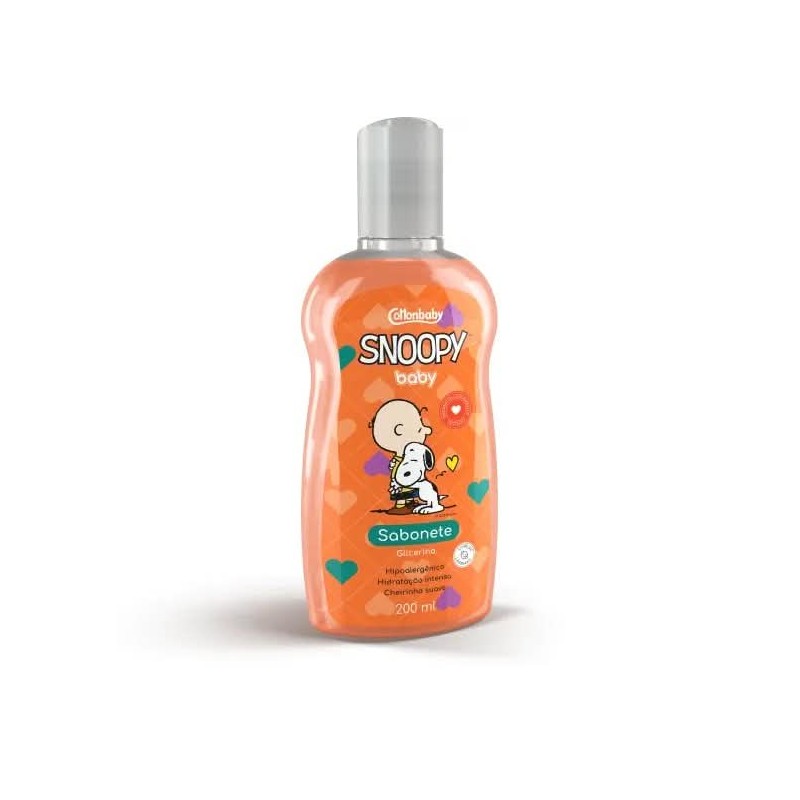 SNOOPY SAB LIQ GLICERINA 200ML CX/12