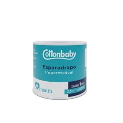 COTTON ESPARADRAPO BCO 2,5CMX0,9M CX/48